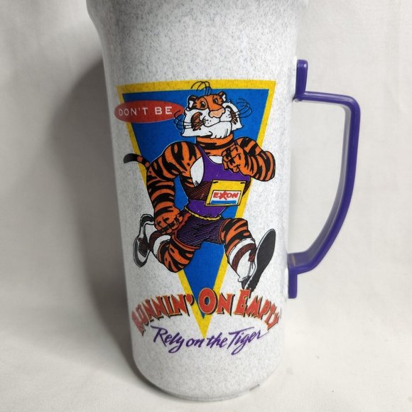 Vintage EXXON Traveler Tiger Coffee Mug Car Mug Running On Empty - Picture 6 of 7